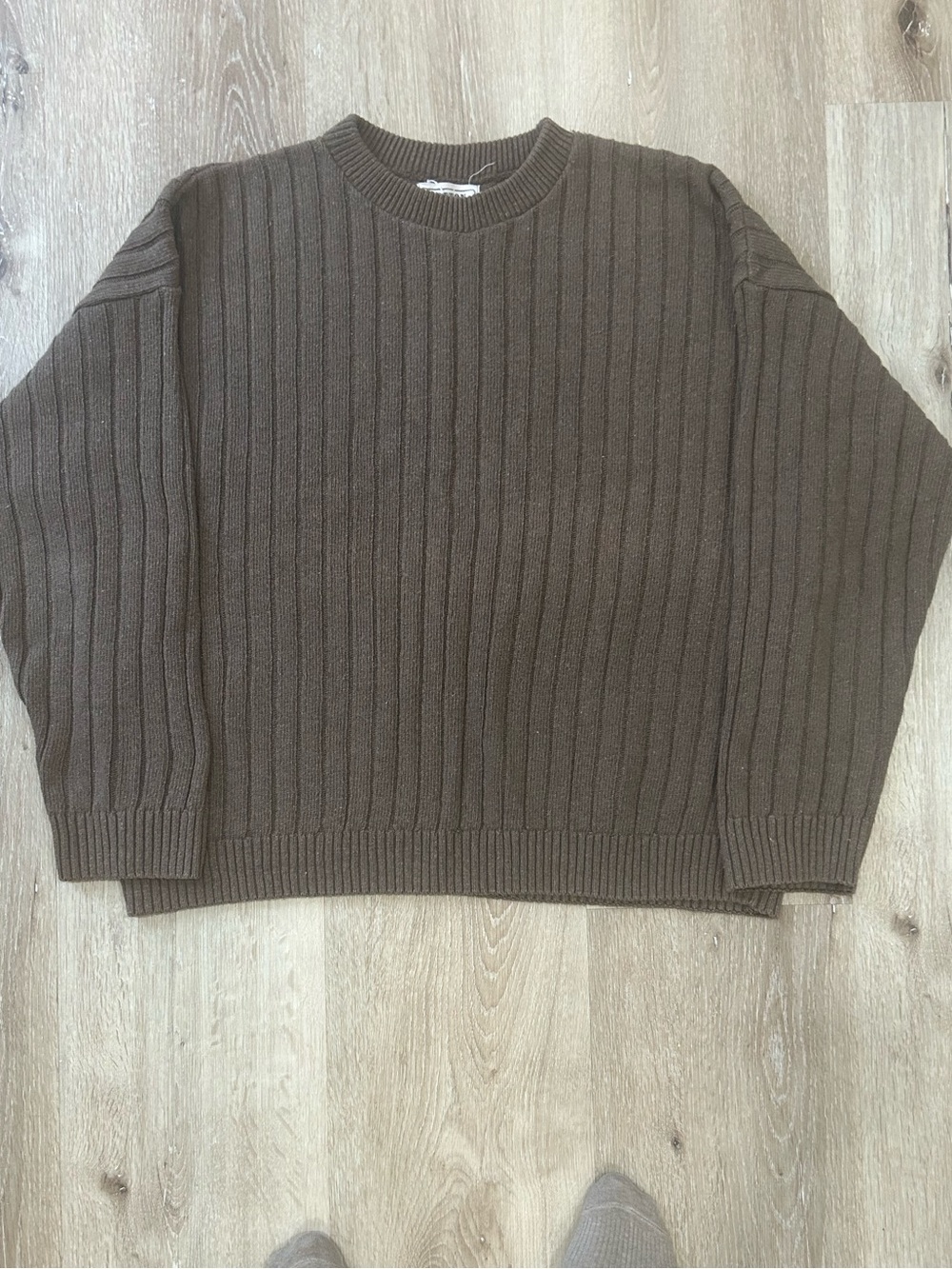Cotton Club Boxy Brown Sweater